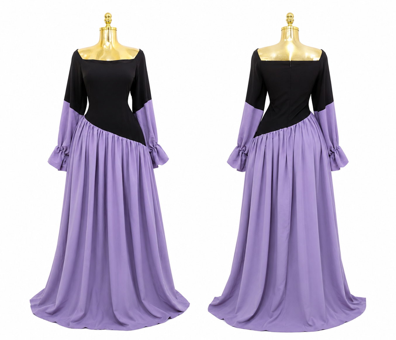 elegant two tone flow maxi dress elegant two tone flow maxi dress
