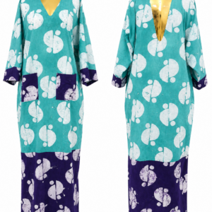 ocean breeze printed maxi kaftan