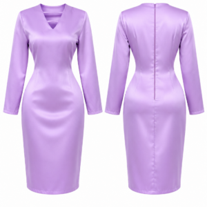 lavender grace tailored midi dress